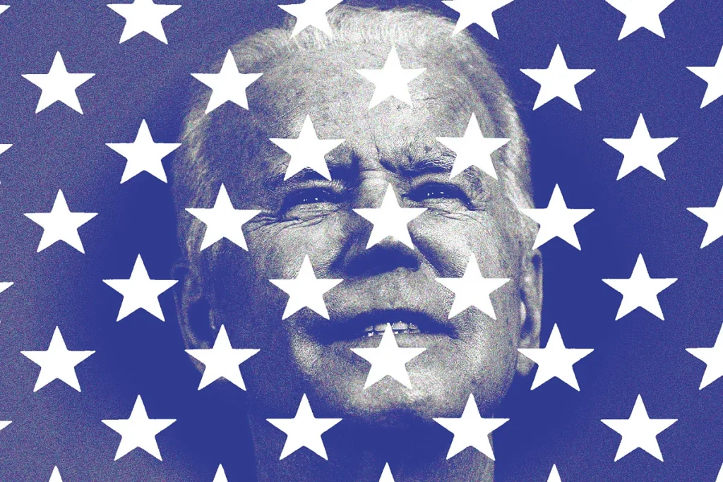 Genera un título atractivo y optimizado para SEO para el artículo "En el adiós de Joe Biden". El título debe ser emocionante y contener una palabra clave relevante, no colocar las iniciales de cada palabra con mayúsculas, sino que la mayúscula debe ir únicamente si es necesario según las reglas gramaticales, es decir la primer palabra si debe empezar con mayúscula asi como tambien los siglas, número romanos, nombres propios, como los nombres de personas, animales, lugares, países, ciudades, regiones, continentes, ríos, montañas, etc. Limita el título a 60 caracteres, pero asegúrate de que sea irresistible para los lectores.