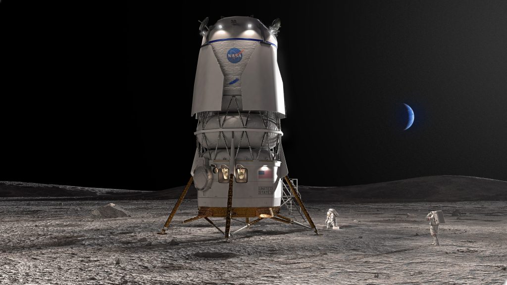 Blue Origin de Jeff Bezos se une a la misión Artemis V en la Luna