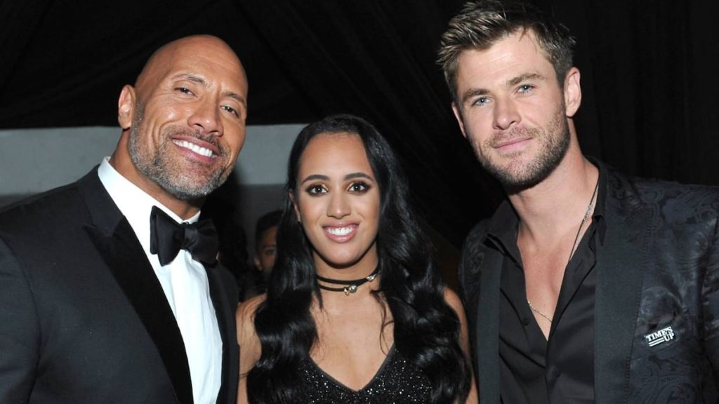 Chris Hemsworth sorprende a Dwayne Johnson con una locura surrealista