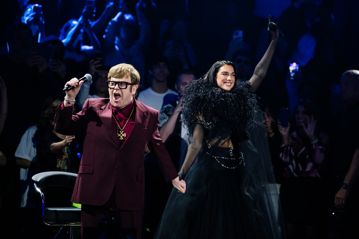 Elton John y Dua Lipa brillan en su único show en Royal Albert Hall