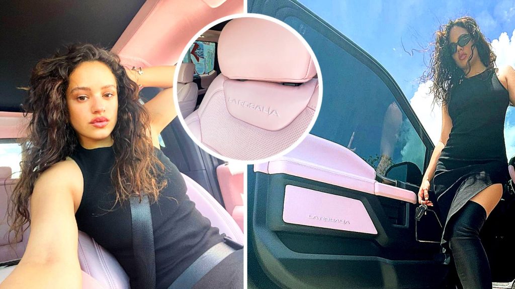 Rosalía deslumbra con su coche personalizado: el papel de Kylie Jenner