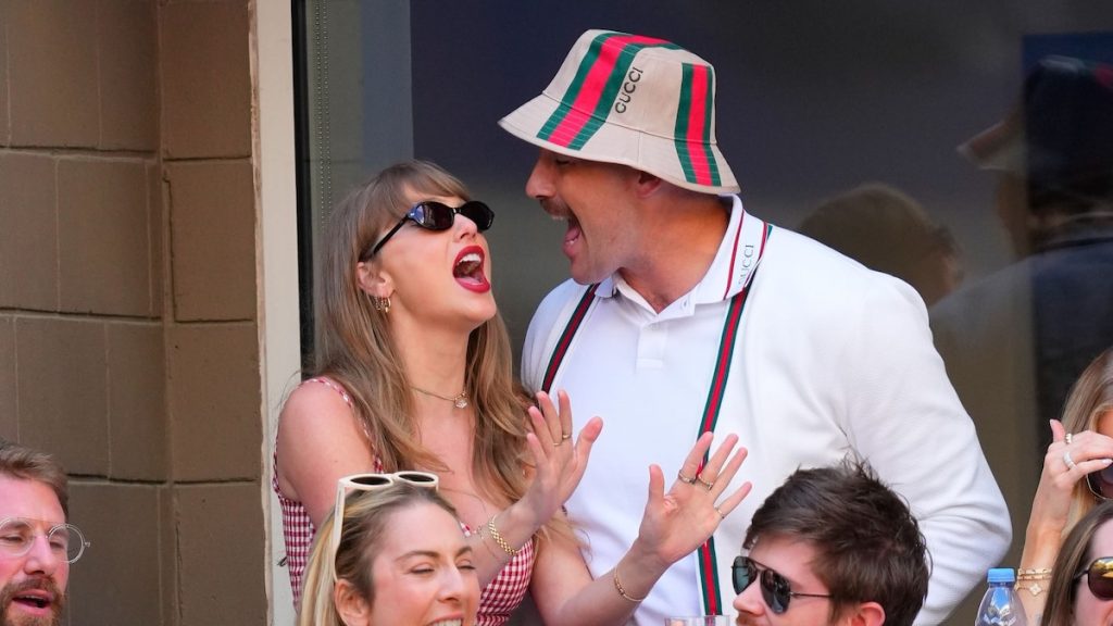 Taylor Swift enloquece el US Open con Bad Bunny y Kelce