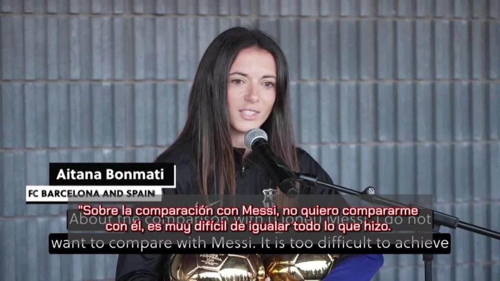 Aitana Bonmatí rompe barreras: 'No quiero ser la Messi femenina'