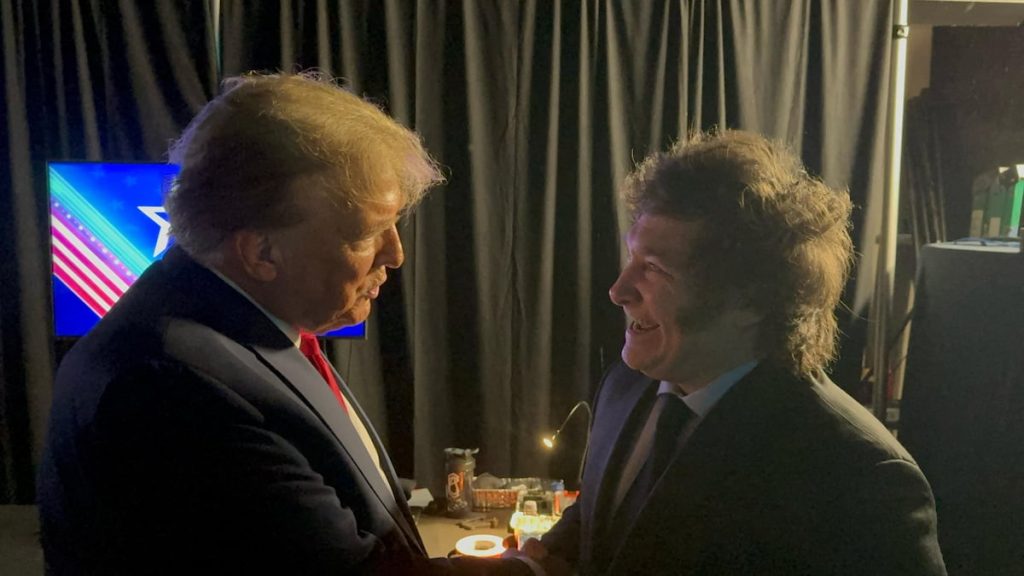 El impactante encuentro de Javier Milei y Donald Trump en Mar-a-Lago