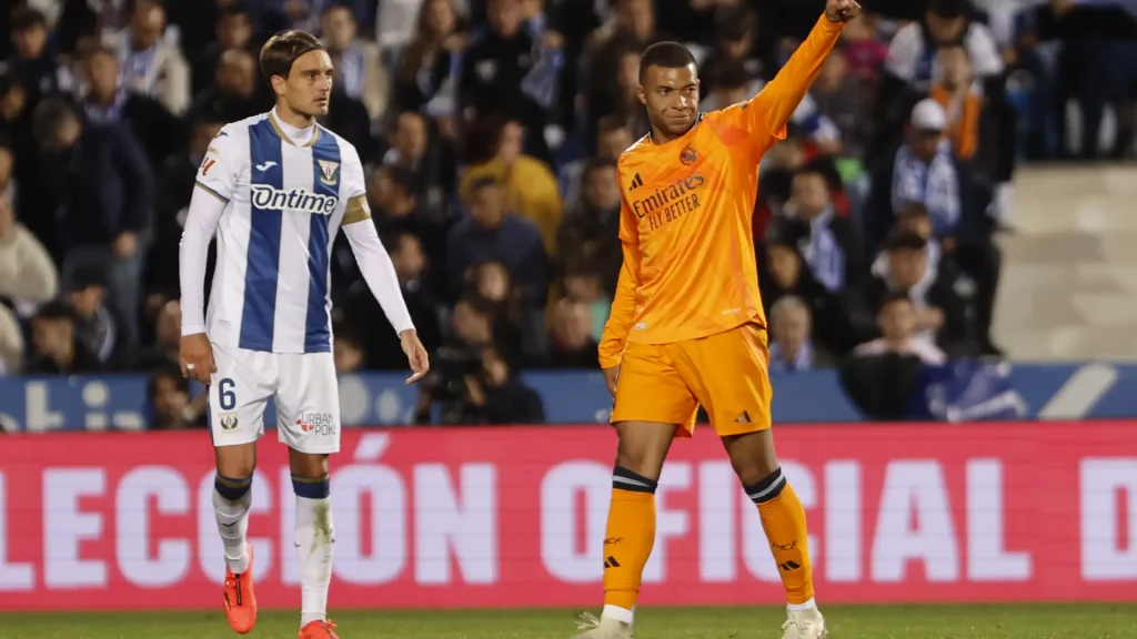 Kylian Mbappé y su viral jugada en el flojo partido ante Leganés