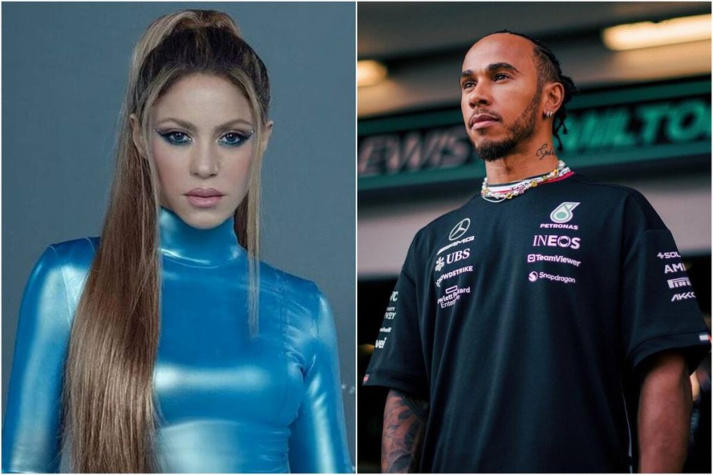 Lewis Hamilton furioso con Shakira por un aparente engaño