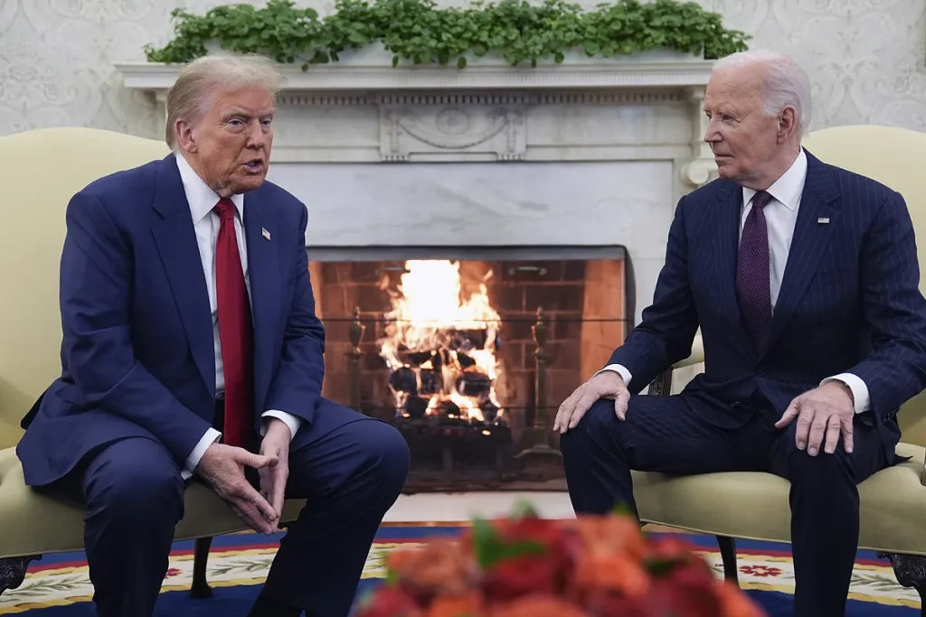 Trump agradece a Biden por facilitar la transición de poderes