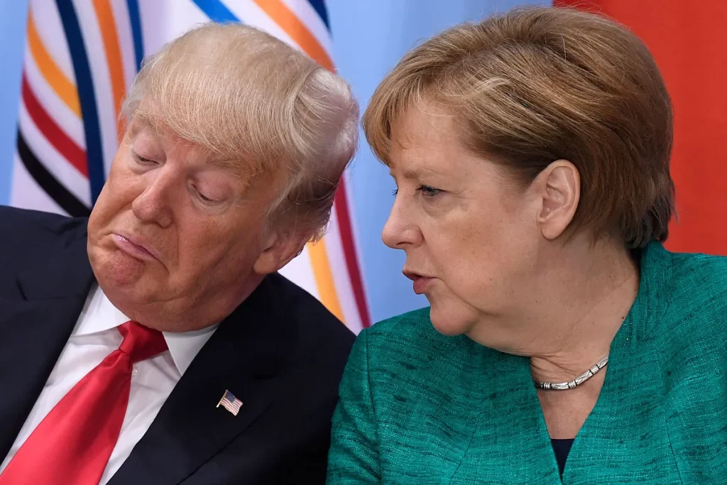 Trump y Putin: el sorprendente encuentro revelado por Merkel