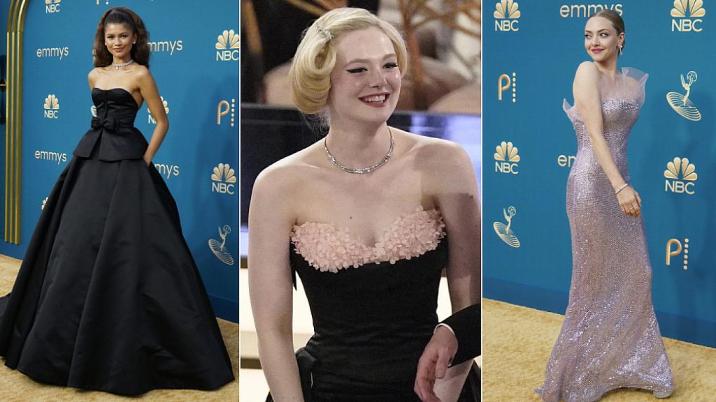 Zendaya y Elle Fanning deslumbran en la alfombra roja de los Emmy 2022