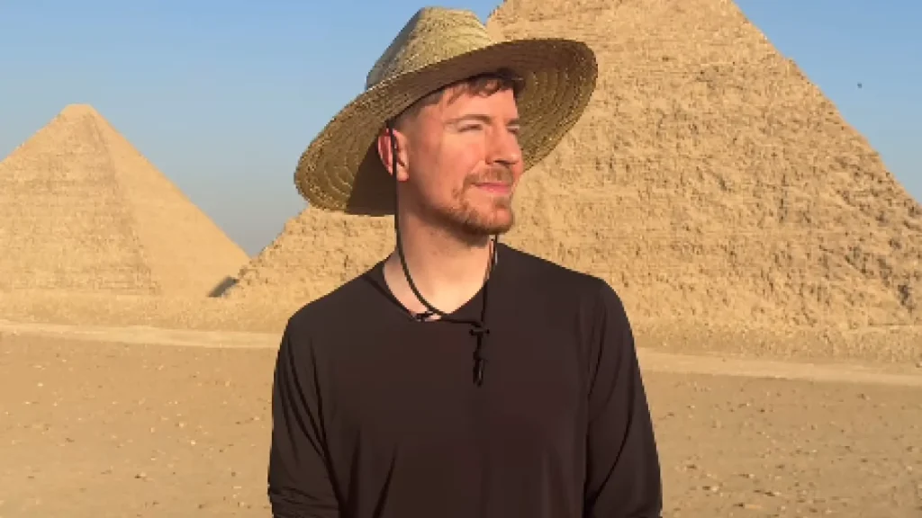 MrBeast sorprende al mundo al 'alquilar' las pirámides de Egipto