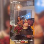 Neymar sorprendido jugando póker online en el cumpleaños de su hija