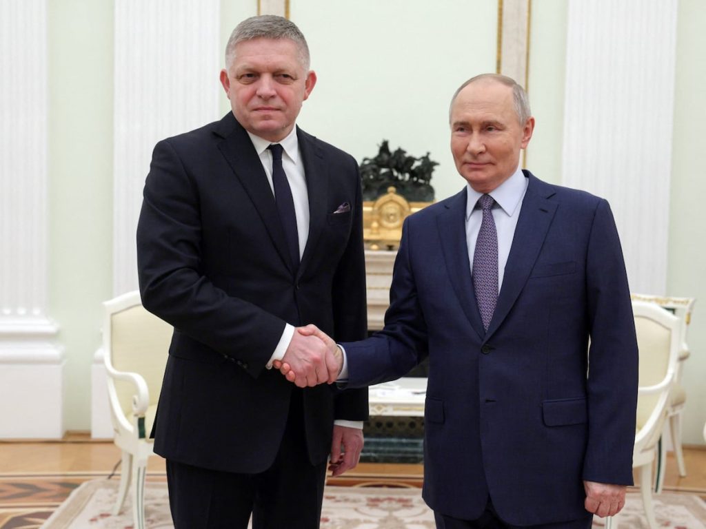 Robert Fico se reúne con Putin en Moscú tras conflicto con Ucrania