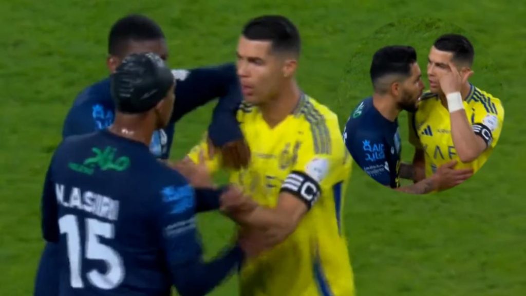 Despliegue de furia de Cristiano en el partido: pelea épica y ovación masiva