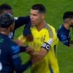 Despliegue de furia de Cristiano en el partido: pelea épica y ovación masiva