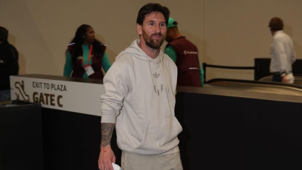 Messi en el Caesars Superdome: la emoción de la Super Bowl